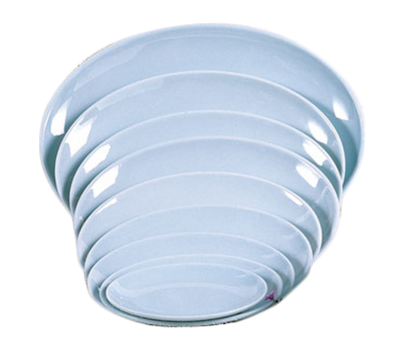 Thunder Group 2910 10.25&quot; W x 7.5&quot; D Blue Jade Melamine Oval Platter