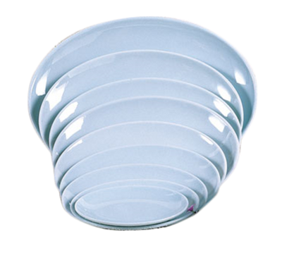 Thunder Group 2910 10.25" W x 7.5" D Blue Jade Melamine Oval Platter