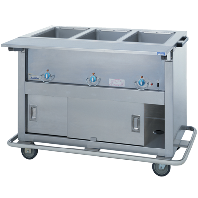 Duke EP-4-CBSS Thurmaduke Steamtable Portable 60"W X 25-1/2"D X 36"H 16Ga Stainless Steel Top