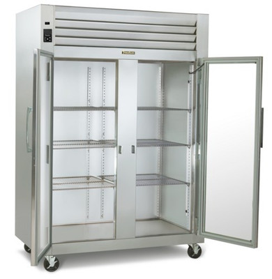 Traulsen RHF232W-HHG 58" Two-Section Glass Door Spec-Line Heated Cabinet