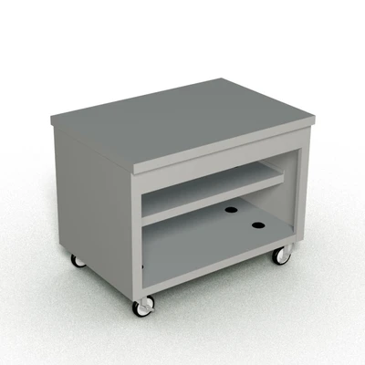 Duke TST-46SS 18"W x 32"D x 36"H Solid Top Unit Solid Top Unit