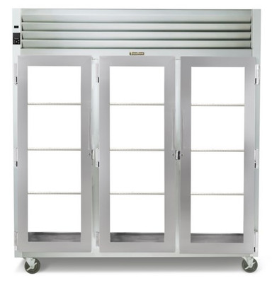 Traulsen RHT332NP-FHG 76.31"W Three-Section Glass Door Spec-Line Refrigerator