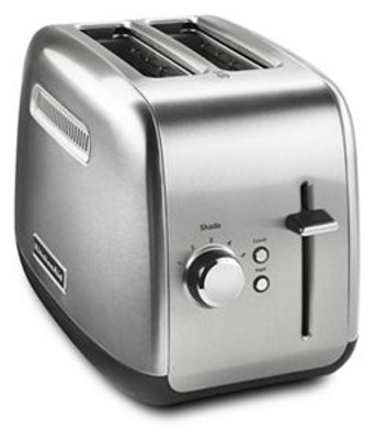 KitchenAid KMT2115SX 2-Slice Toaster Brushed Stainless Steel with Manual Lift Lever - 120 Volts