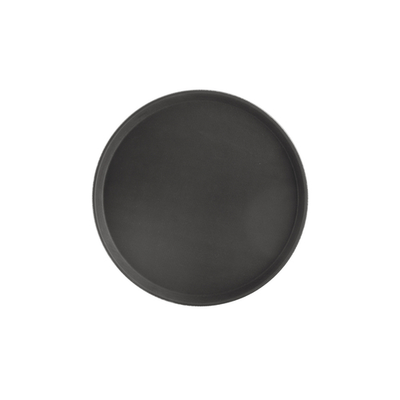 CAC China PDTR-14BK Plastic Round Super Tray (12 Each Per Case)
