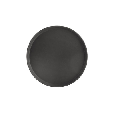 CAC China PDTR-14BK Plastic Round Super Tray (12 Each Per Case)