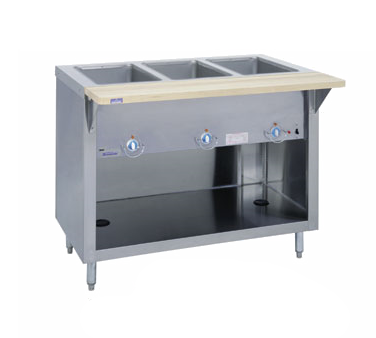 Duke E-5-CBPG Thurmaduke Steamtable Unit Electric 74"W X 25-1/2"D X 36"H 16Ga Stainless Steel Top