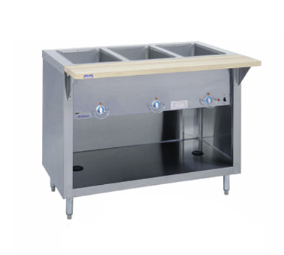 Duke E-5-CBPG Thurmaduke Steamtable Unit Electric 74"W X 25-1/2"D X 36"H 16Ga Stainless Steel Top