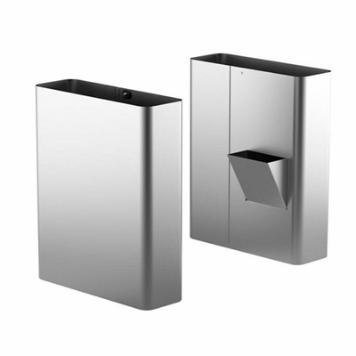 Zummo 508040 5.81 Gal. 2 Bins Z06 Nature Stainless Steel Bins