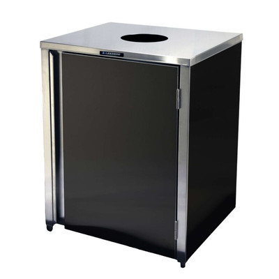 Lakeside 3410 35 Gal. Stainless Steel 1 Drop Top Waste Station