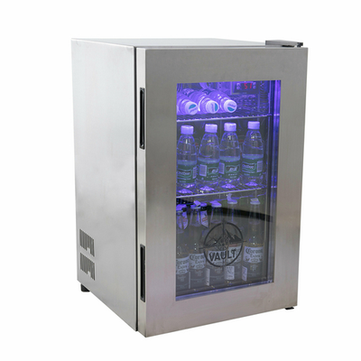 Spartan Refrigeration VBB-2.6 18.9" W Stainless Steel 1 Glass Door Vault Beer Cooler - 115 Volts