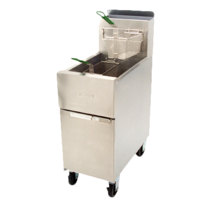 Frymaster SR152G-LP 50 Lbs. Stainless Steel Liquid Propane Dean Super Runner Value Fryer - 120,000 BTU
