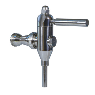 Micro Matic SLFCF50 Polished 304 Stainless Steel Swing Lever Flow Control Faucet