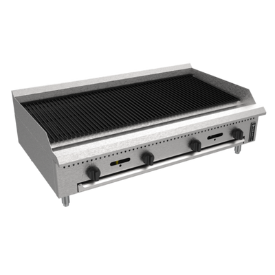 Venancio USA PCB24G-CT-LP 24" W Radiant Manual Controls Liquid Propane Prime Radiant Charbroiler - 60,000 BTU