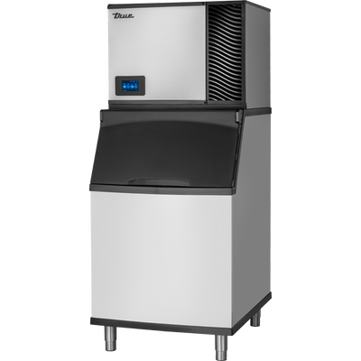 True TCIM-630-HA1-A 630 Lbs. Aluminum Half Cube Style Air Cooled True Ice Maker - 115 Volts