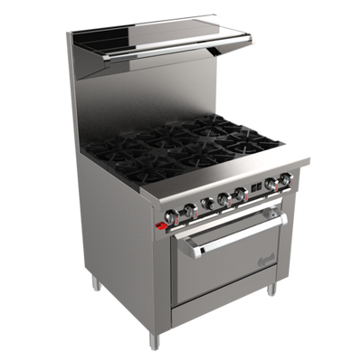 Venancio USA G482ST-48B-NG 48.03" W 8 Burners Natural Gas Genesis Series Restaurant Range - 204,000 BTU