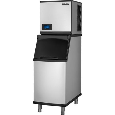 True TCIM-422-HA1-A 443 Lbs. Aluminum Half Cube Style Air Cooled True Ice Maker - 115 Volts