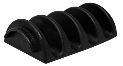 Omcan USA 80953 Black Polypropylene Taco Server