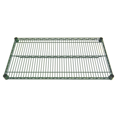 CAC China AEWS-2160 60" L x 21" W 600 Lbs. Weight Capacity Green Epoxy Coated Metal Wire Shelf (2 Each Per Case)