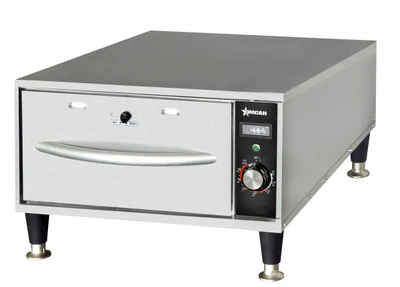 Omcan USA 47546 Stainless Steel Single Freestanding Narrow Drawer Warmer - 120 Volts