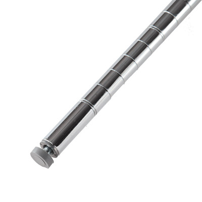 CAC China ACCP-33 33" H Chrome-Plated Metal Post for Wire Shelving (4 Each Per Case)