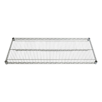 CAC China ACWS-2172 72" L x 21" W 600 Lbs. Weight Capacity Chrome-Plated Metal Wire Shelf (2 Each Per Case)