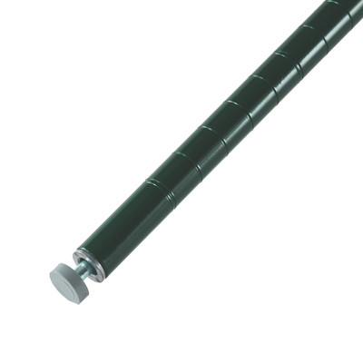 CAC China AECP-63 63" H Green Epoxy Coated Metal Post for Wire Shelving (4 Each Per Case)