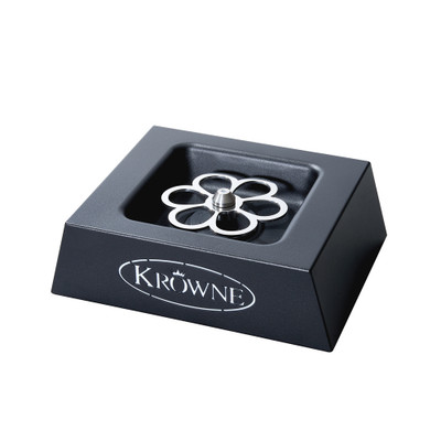 Krowne KR-LC2GF-JT-B Black Royal Series Countertop Liquid CO2 Glass Froster - 100-240 Volts