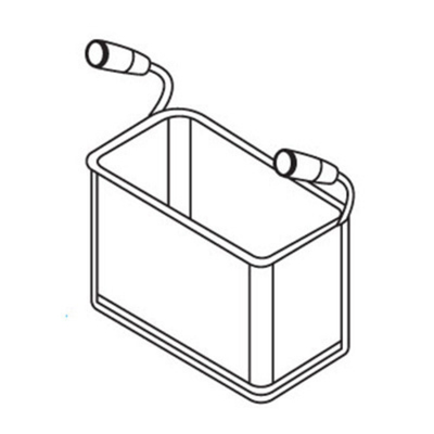 MVP Group 116-0040 6.3" W Rectangular Axis Pasta Basket