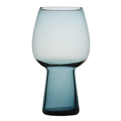 Mikasa Hospitality 5307045 19 Oz. Glass Blue Vegas Wine Glass