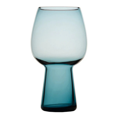 Mikasa Hospitality 5307045 19 Oz. Glass Blue Vegas Wine Glass