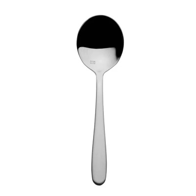 Mikasa Hospitality 5275885 5275879 6.1" L Stainless Steel City Limit Satin Bouillon Spoon