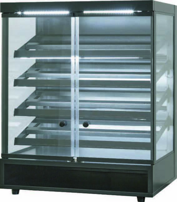 MVP Group KSSD-30CT 30.9" W Black Non-Refirigerated Countertop Kool-It Pastry Merchandiser - 120 Volts