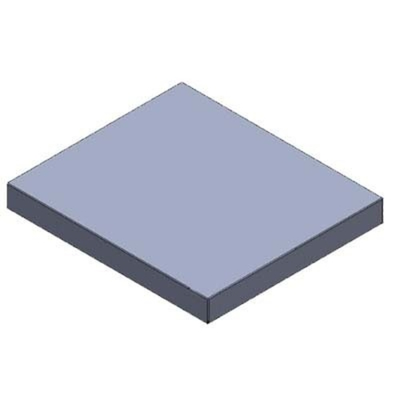 MVP Group KT011G Gray 1 Level Hydra-Kool Step Shelf for KFM-80 and KPM-80