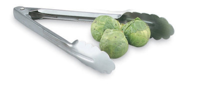 Vollrath 47309 9-1/2" Stainless Steel Utility Tongs