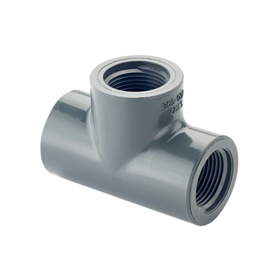 Krowne 23-201 0.75&quot; Gray NPT Female Tee Fitting for Krowne Hydrosift Water Filters