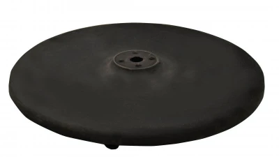 Omcan USA 43158 30" Diameter Base Spread Black Metal Without Column Table Base