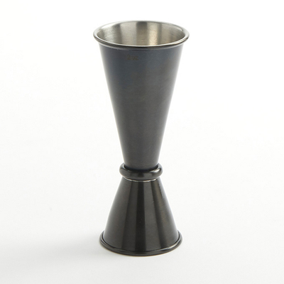 American Metalcraft JGB5 1 Oz. x 2 Oz. Stainless Steel Rolled Edge Jigger