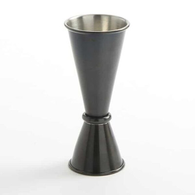 American Metalcraft JGB5 1 Oz. x 2 Oz. Stainless Steel Rolled Edge Jigger