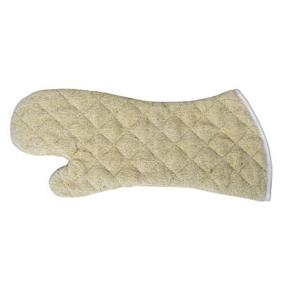 Omcan USA 46349 17" Long Beige Silicon Lined Oven Mitts