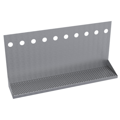 Krowne KHT-30S 30&quot; OA Length Brushed Stainless Steel Rectangular Krowne Hanging Tray