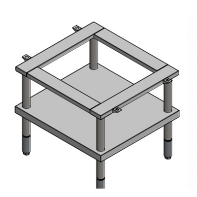 Venancio USA ESL36 36" W Open Top Equipment Stand