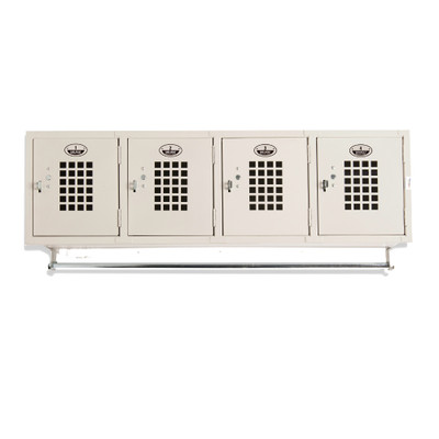 Winholt WL-4 48" W Beige Finish Wall Mounted 4 Lockers