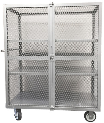 Winholt EC-3-2448-2ADJ 24" x 48" Steel Security Cage