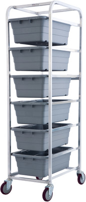 Winholt AL-L-4 27" W 4 Lug Capacity Aluminum Lug Cart
