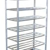 Winholt UNAL-8-WEG 800 Lb. 32" W x 16" D x 67" H 8 Shelves on 7" Centers Accommodates 18" x 26" Trays 5" Polyurethane Stem Casters Universal Cart