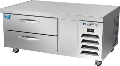 Beverage Air WTCTCS52HC 8.06 Cu. Ft. Stainless Steel 1-Section Cross Temp Chef Base - 115 Volts