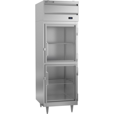 Beverage Air PR1HC-1BHG 21.01 Cu. Ft. Stainless Steel Glass Door Reach-In One-Section P-Series Refrigerator - 115 Volts