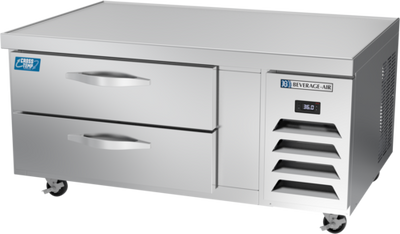 Beverage Air WTCTCS48HC 7.21 Cu. Ft. Stainless Steel 1-Section Cross Temp Chef Base - 115 Volts