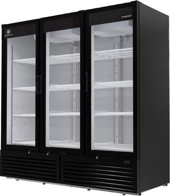 Beverage Air MT72-1B 66.3 Cu. Ft. Reach-In Three-Section MarketMax Series Refrigerated Merchandiser - 115 Volts