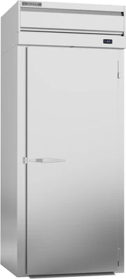 Beverage Air PFI1XTHC-1AS 38.06 Cu. Ft. Stainless Steel and Aluminum One-Section Solid Door Roll-In Extra Tall Freezer - 115 Volts